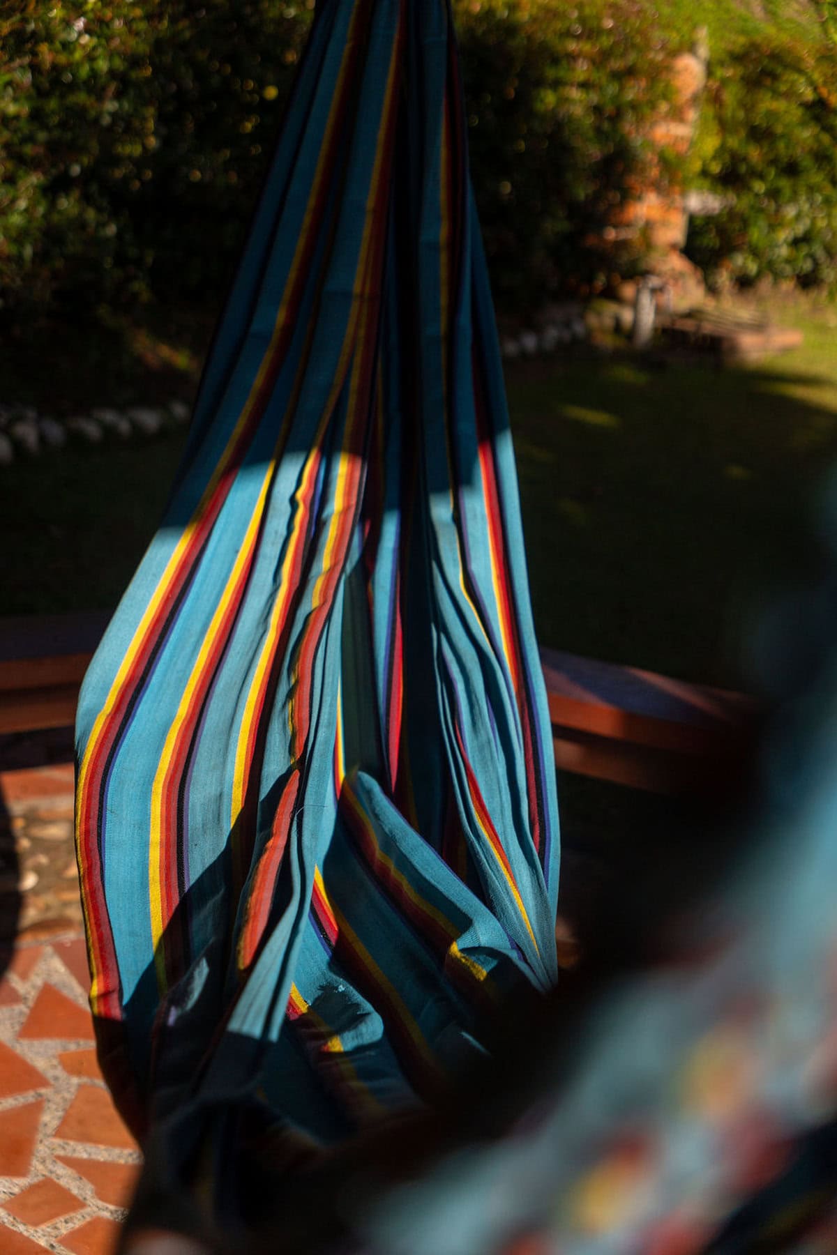 Spacious living room with fireplace at Finca Conejo Blanco countryside estate
