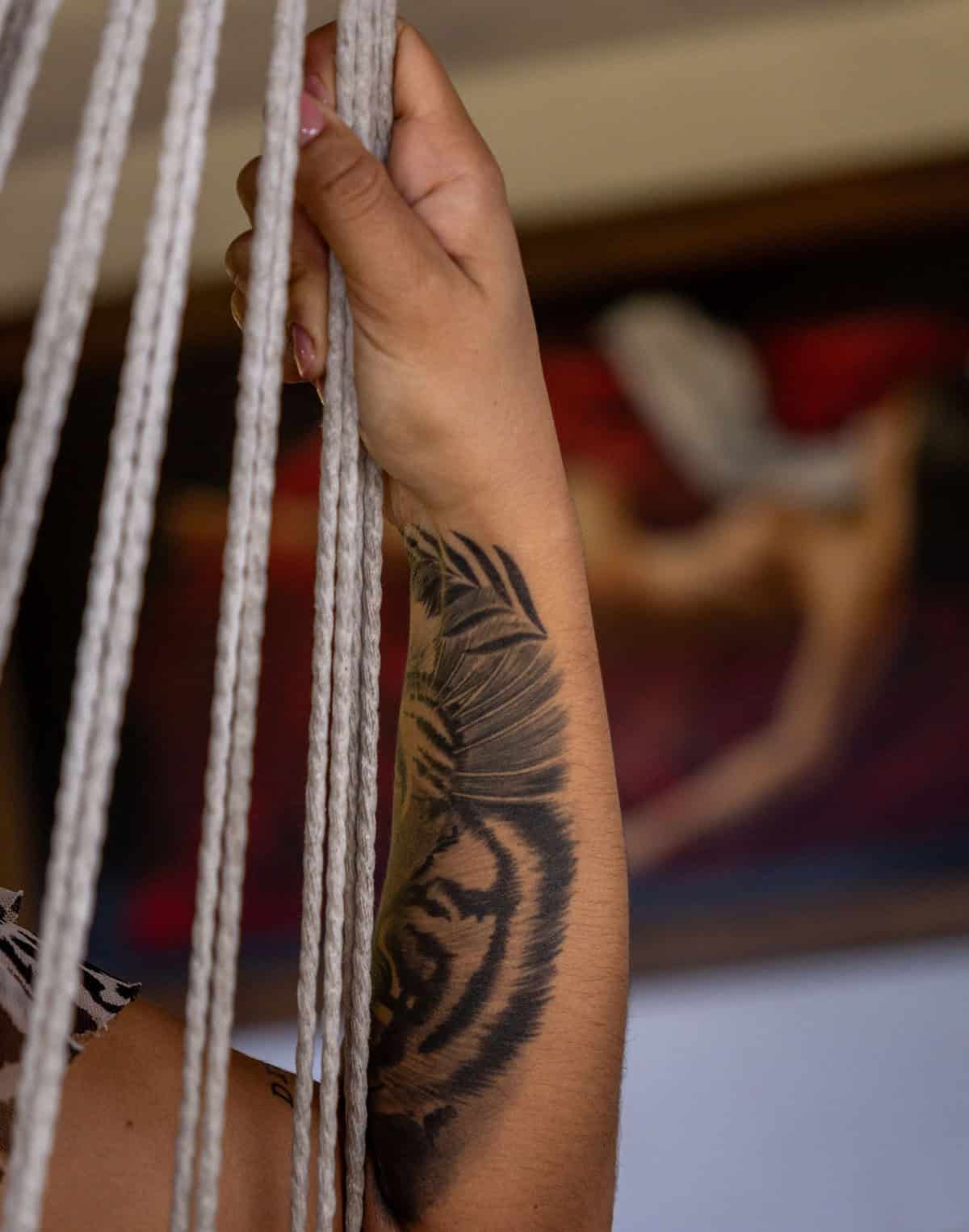 Sunset over Guatape Rock viewed from Finca Conejo Blanco terrace Colombia