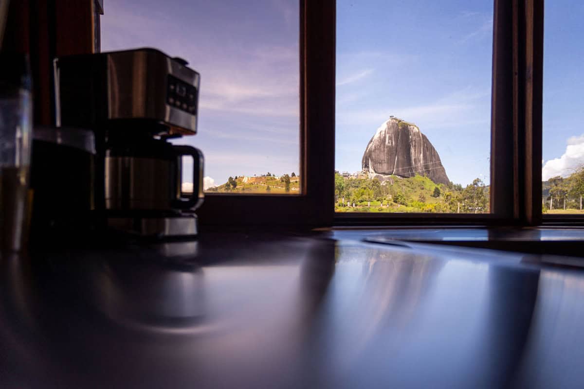 Lush greenery and tropical gardens surrounding Finca Conejo Blanco estate