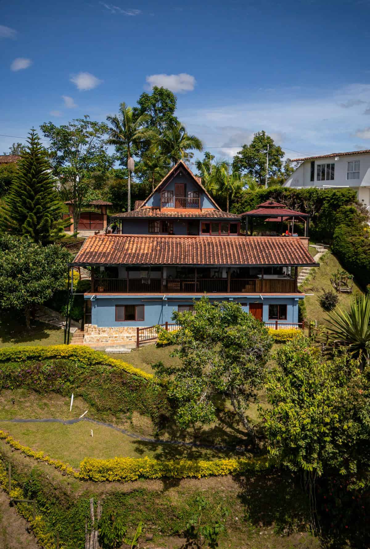 Luxury boutique vacation rental with spacious grounds